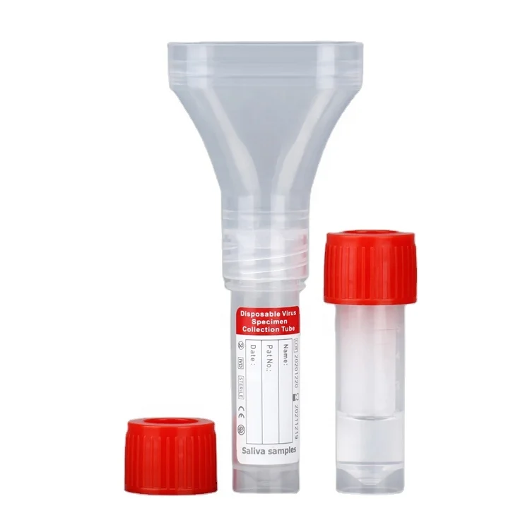 Viral Transport Media Nasal Oral Nylon Swab Stick DNA Test Kit Viral Sample Saliva Collection VTM Kit