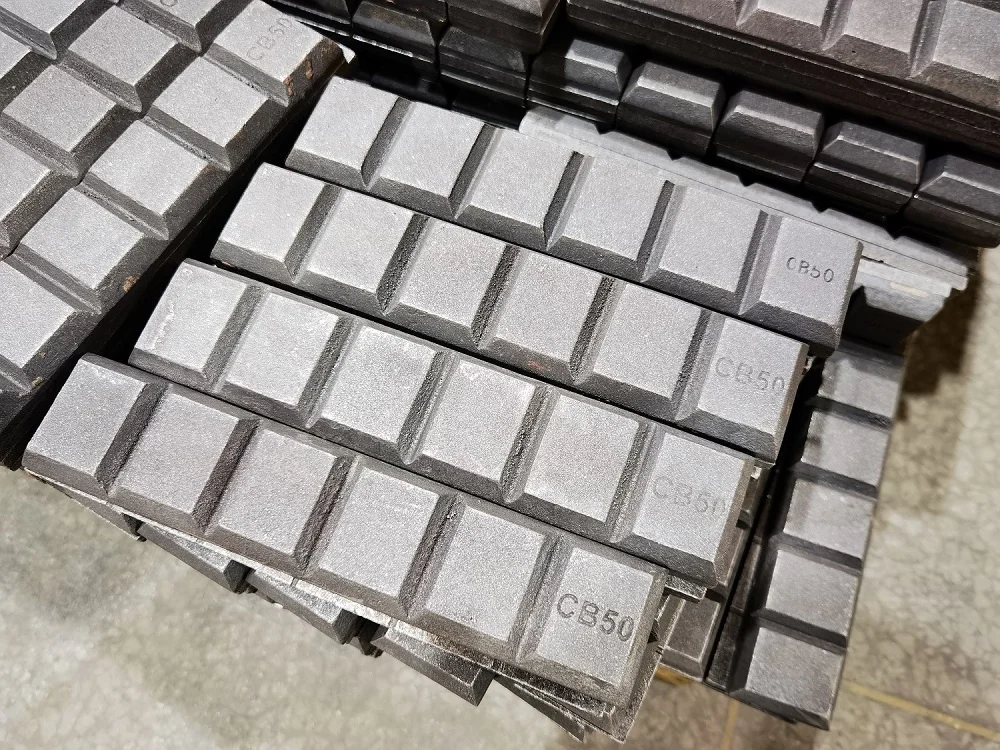 Bi metal wear blocks CB40 for excavator and shovel buckets