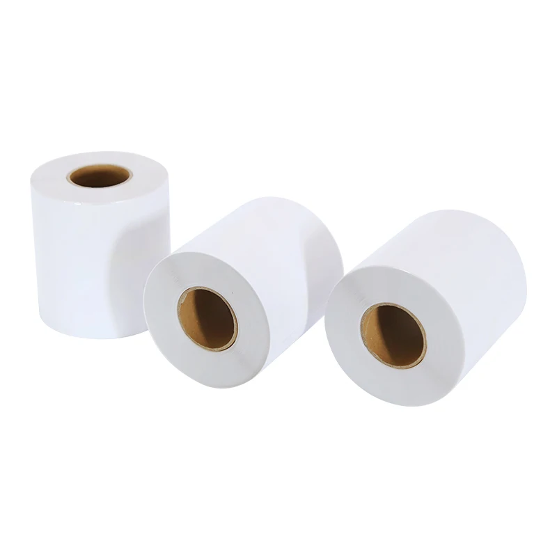 Creative Customization 100x100 Adhesive Thermal Transfer Label Jumbo Roll