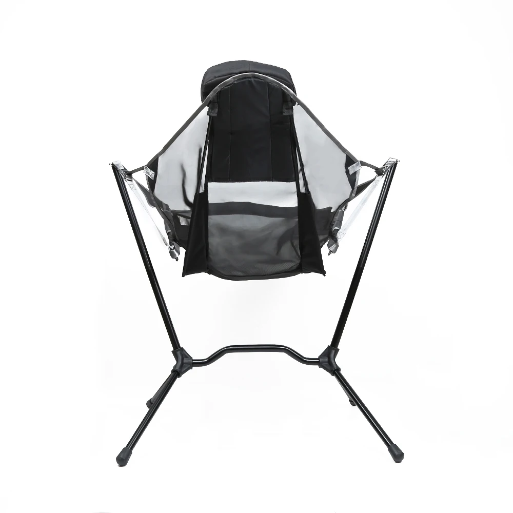 Relax Folding Recliners Camping Swinging Rocking Moon Chair for Outdoor Picnic