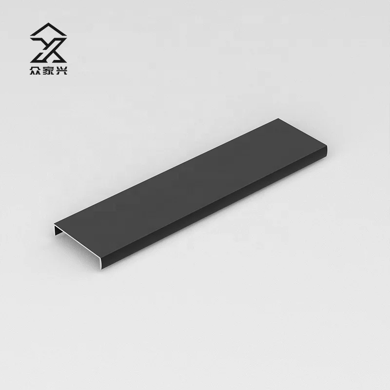 Pakistan Modern Style Decorative Metal Wall Aluminum Alloy Edge Trim profile U Shape Tile Trim External