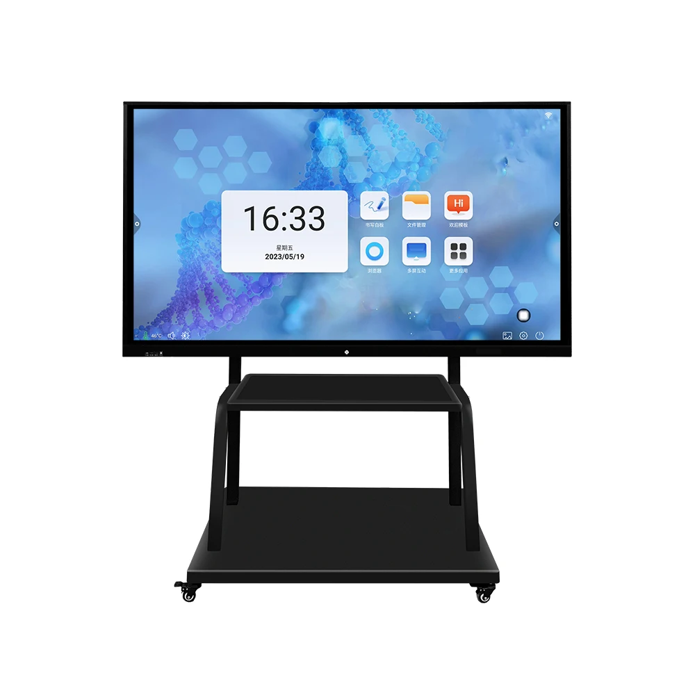 55 65 75 inch school smart education whiteboard interactive education display conference
