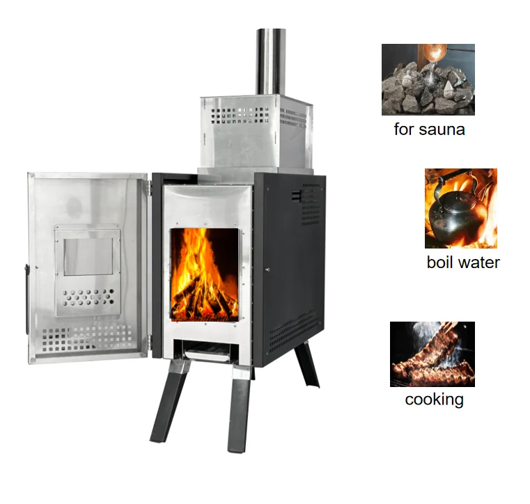 Diooist Outdoor Traditional Stove Sauna Equipment Sauna Stove Wood Burning Heater Portable For Sale
