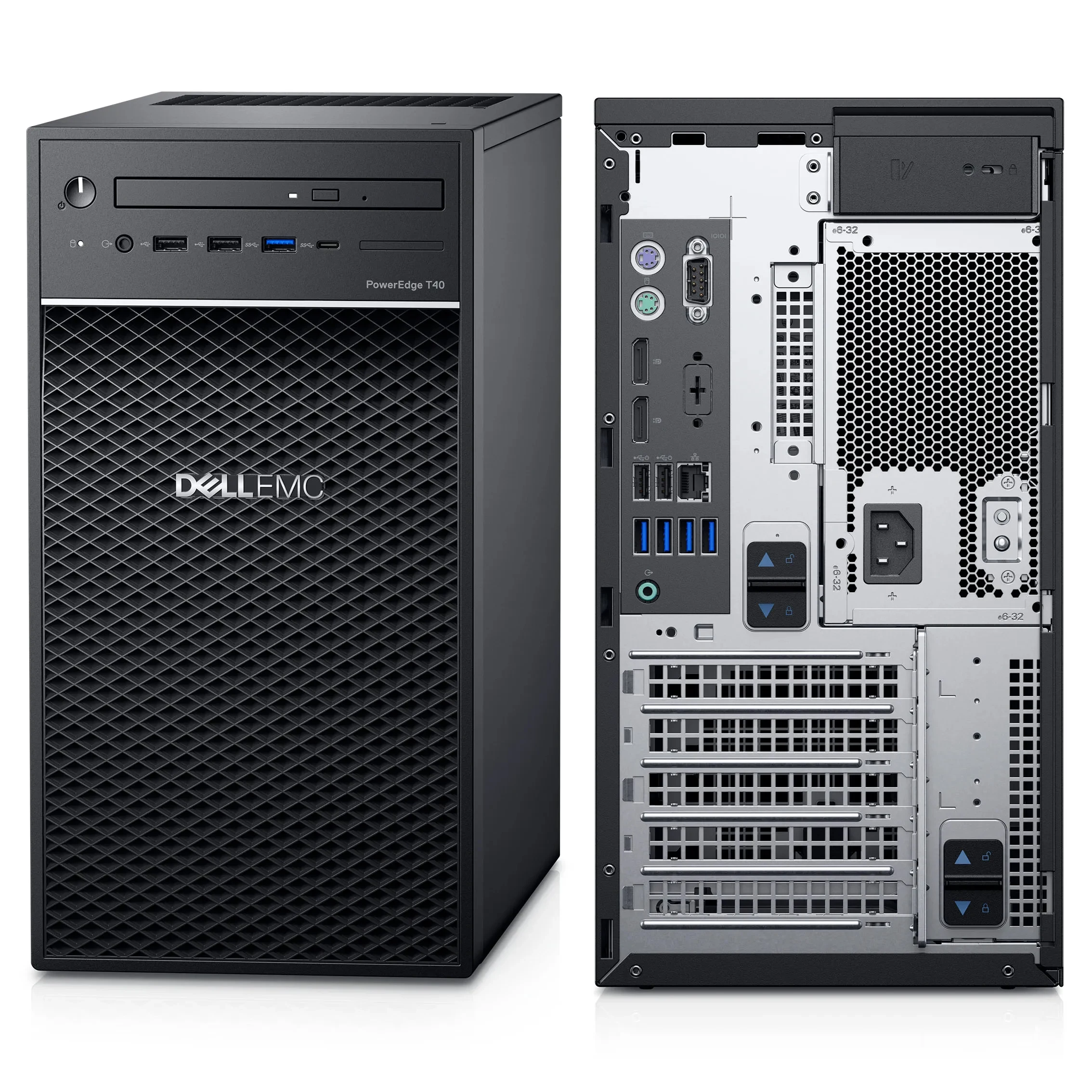 Dell T40/T150 Small Tower Server Workstation Desktop Computer Host ERP Storage Server T40Xeon 4-core E-2124G16G RAM