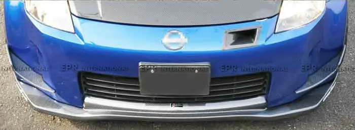 For Nissan Fairlady Z33 350Z VRSA1 Type front bumper canard 2pcs