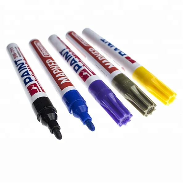 
Hot Sale Colorful Metal Ink Car Tyre Aluminum Permanent Tire Marker Pen 