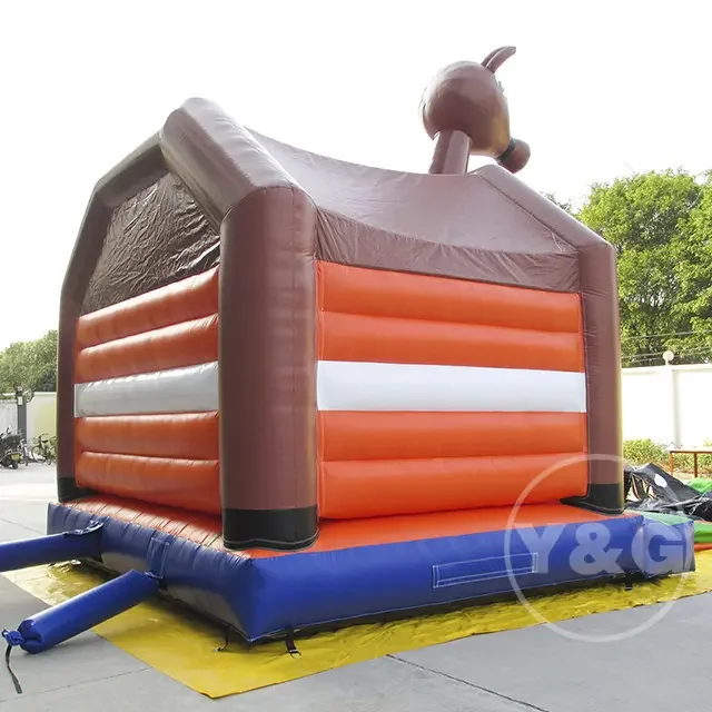 Y&G 13ft Custom Pvc Inflatable Bounce House| Donkey Theme Cheap Price Small Inflatable Bounce House| Inflatable Bounce House