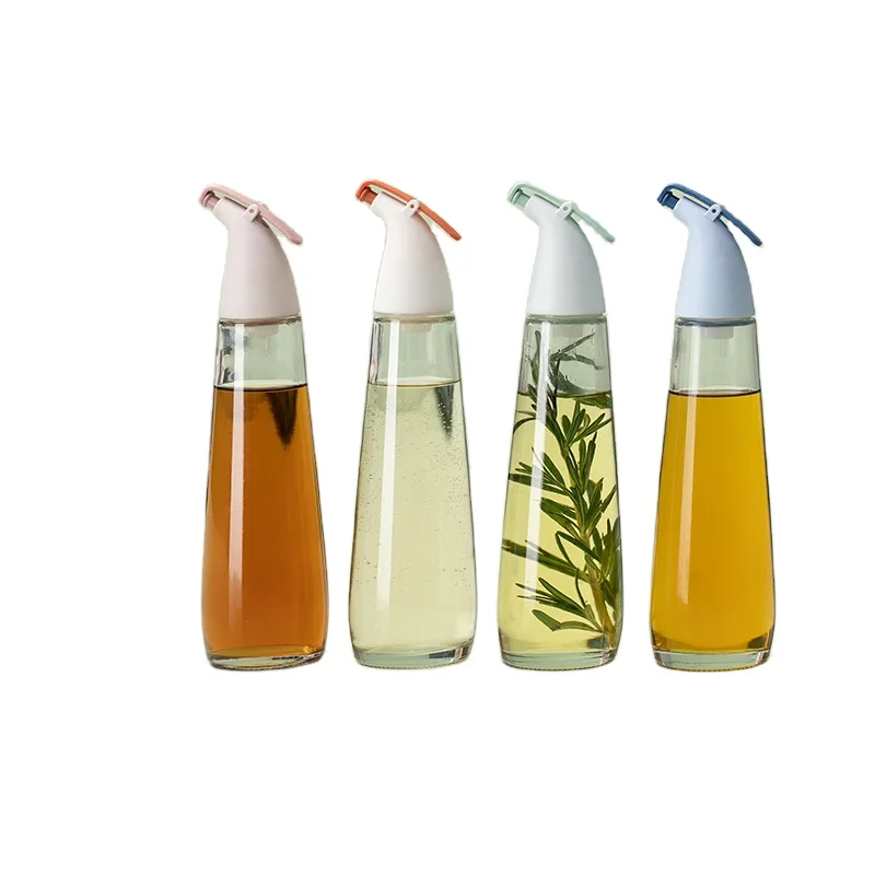Wholesale Kitchen Glass Spray Bottle Transparent oil pot BPA free Olive Oil Sprayer Bottle