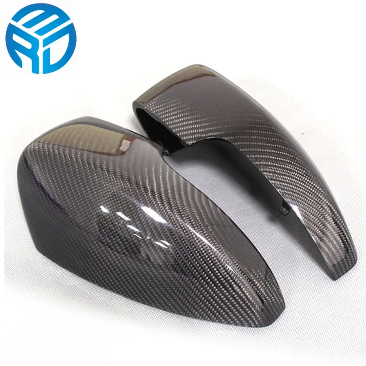 MRD M Style Mirror Caps for Ford KUGA Replacing Mirror Cover Clip-on Carbon fiber For Replacement.