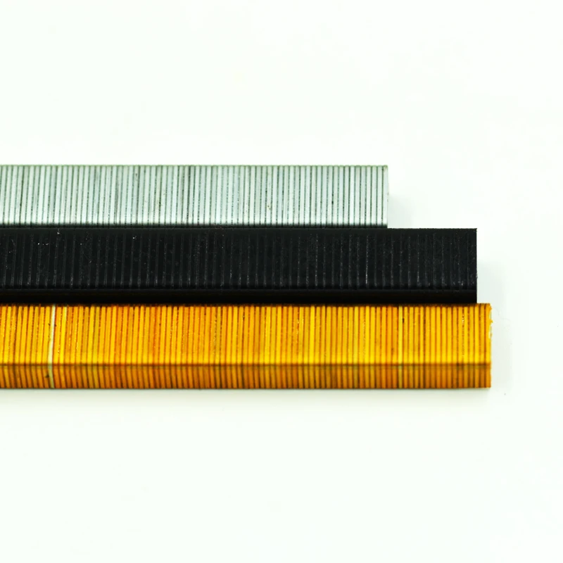 Galvanized 21ga  Fine Wire 80 series industrial wood staples for furniture