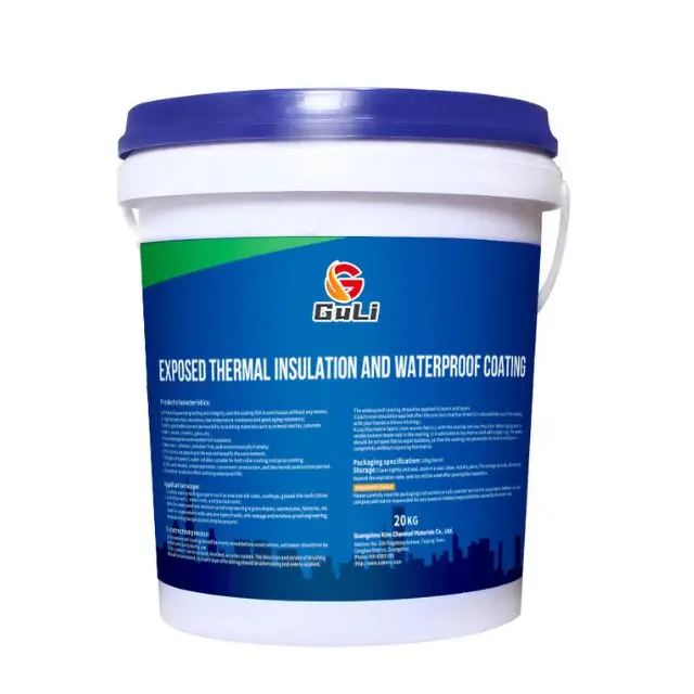 Heat Resistant Reflect Roof Waterproof Paint building Paint for OEM