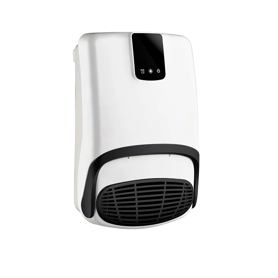 Hot selling room wall mounted ceramic fan heater with remote control bathroom space electric heater 2000w