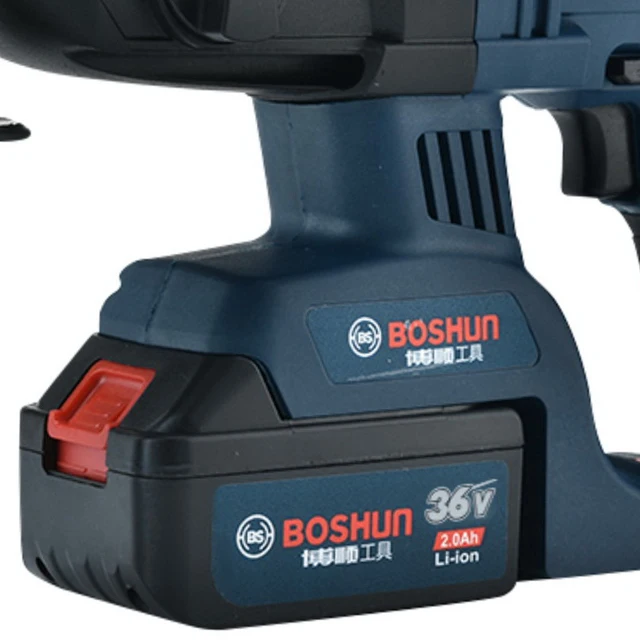 boshun 	36V brushless motor 400w  cordless rotary hammer drill 26 mm rotary hammer drill machine electric