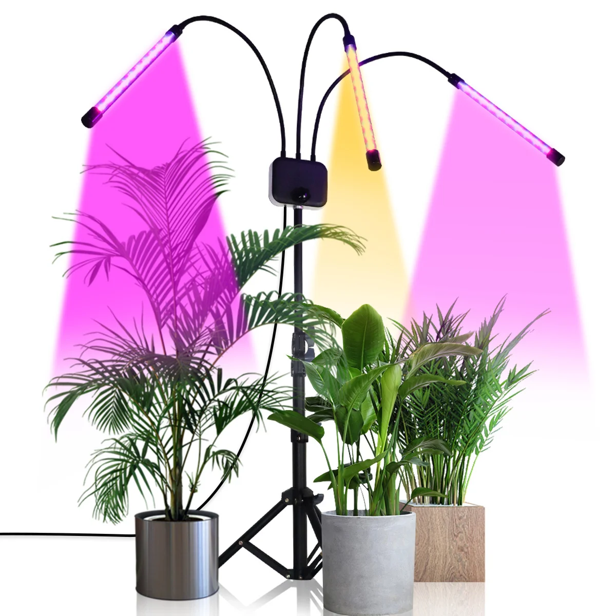 120cm LED Grow Light for Indoor Plants Plant Grow Light 10 Dimmable Levels and 3 Modes Timing led LED stand type grow light