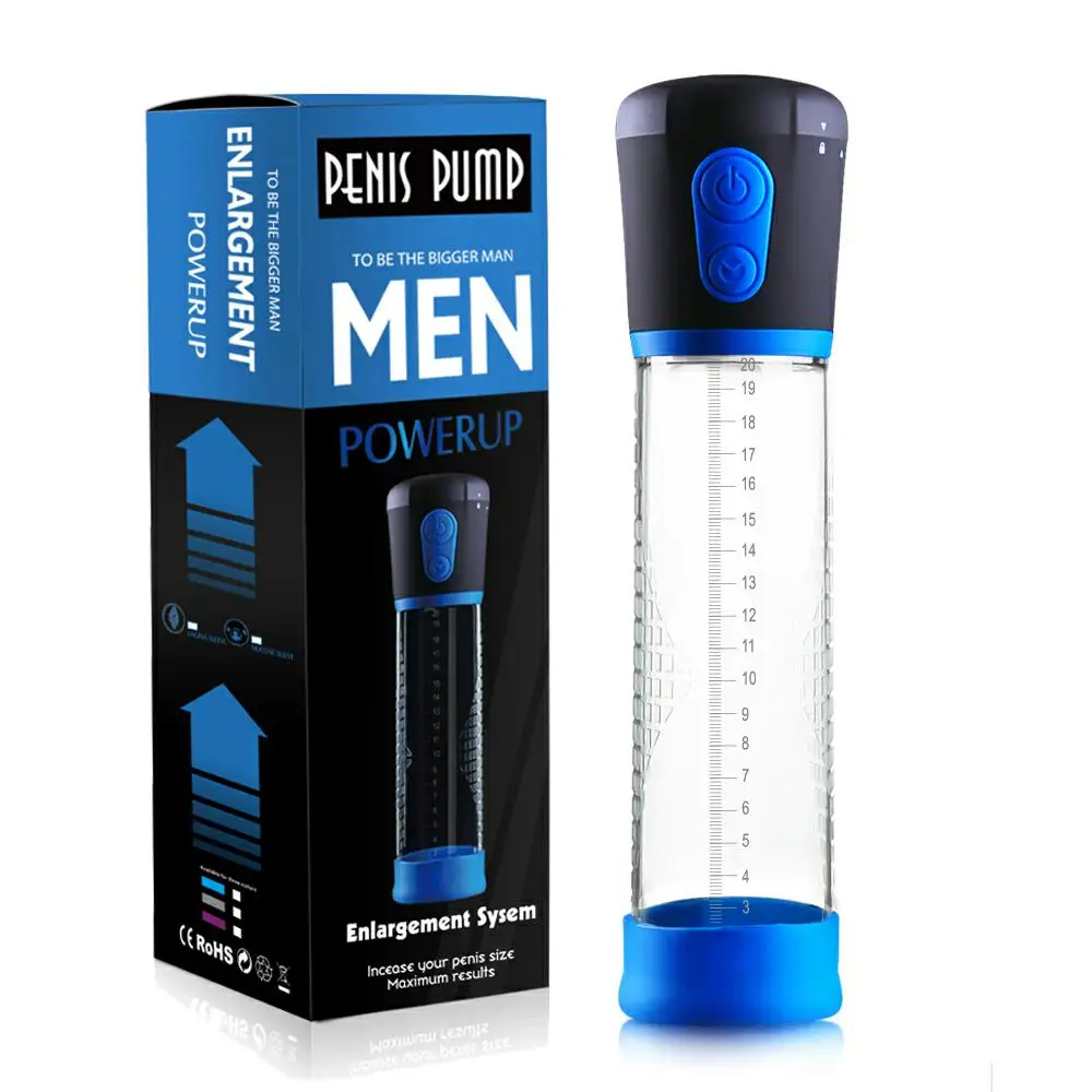 Silicone Penis Pump Electric Air Suction And Vibration Sex Toys Extender Male Penis Enlarge Penis Vacuum Pump Enlargement