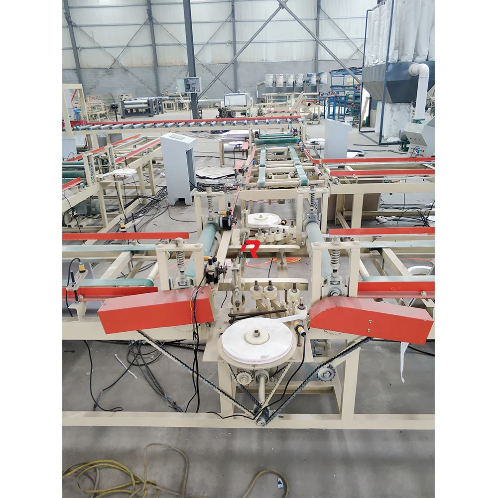 Gypsum Ceiling Board Making Machine Small Automatic Pvc Lamonated Gypsum Ceiling Making Machine