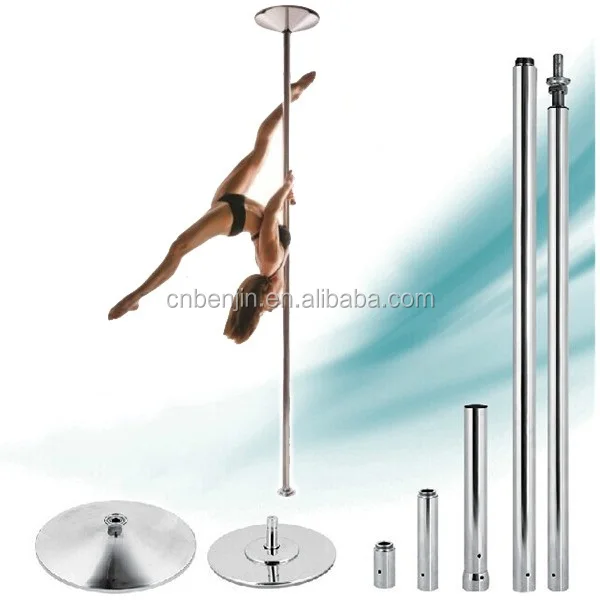Static Strip Bar Height Adjustable  fitness 2.3-2.75 m 45 mm Pole Dance for 2 Persons No Drilling Home Gym Equipment