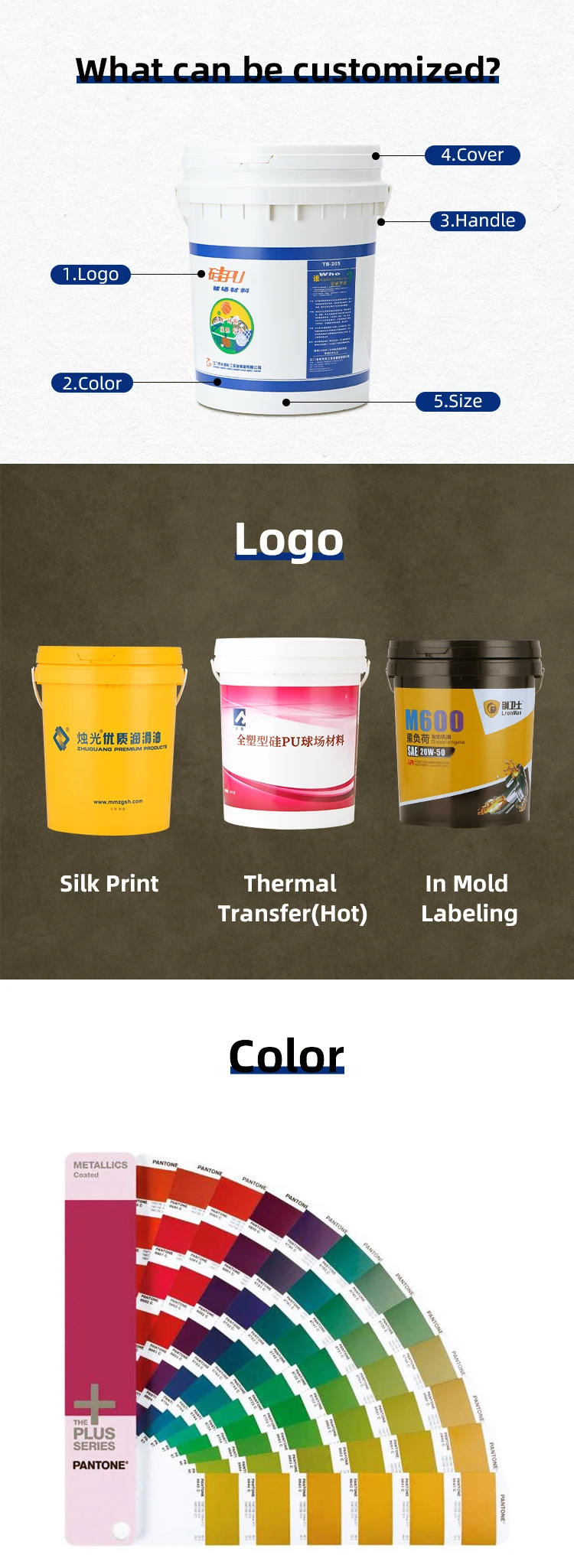 5 gallon 20 liters car wash clear food grade champagne popcorn plastic bucket with gamma seal lid handle stand