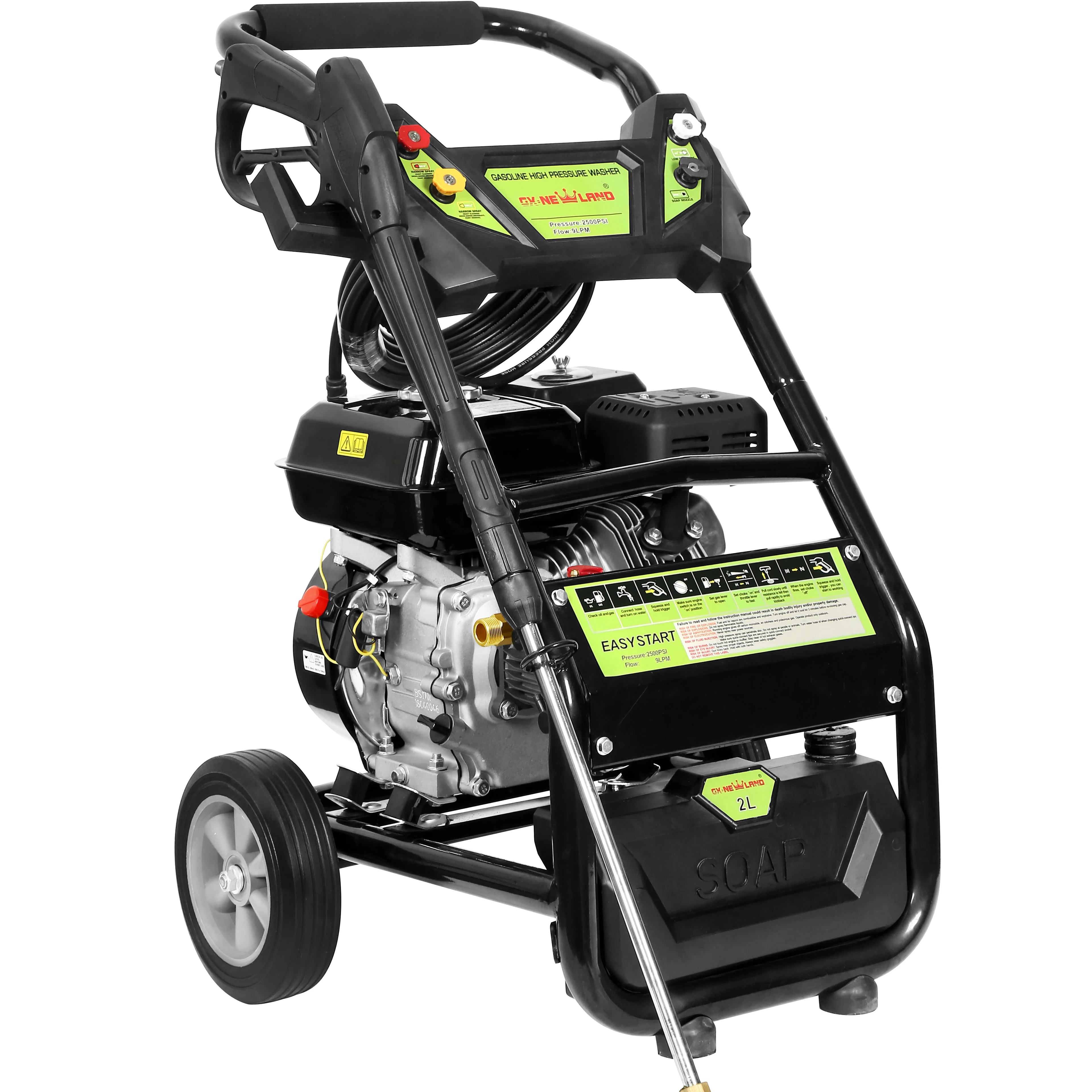 Newland 180Bar 2600 Psi 9 Lpm 2.4Gpm Бытовая моющая струя воды спрей чистая машина Автомобильный Очиститель высокого давления