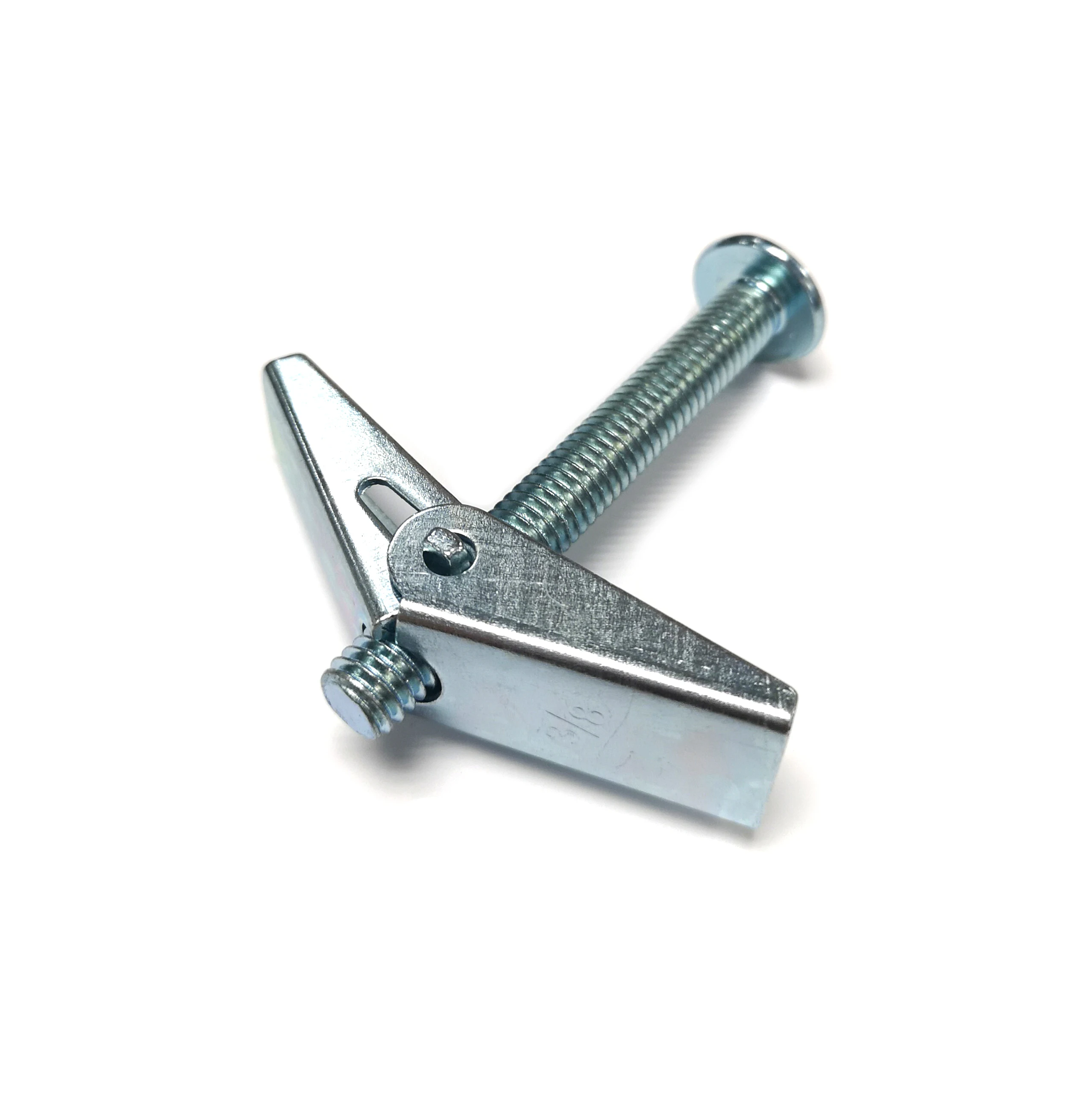 China Manufacturer High Quality Metal Spring Toggle Bolt Drywall Anchor Zinc Plated Heavy Duty Gravity Butterfly Wall Anchor