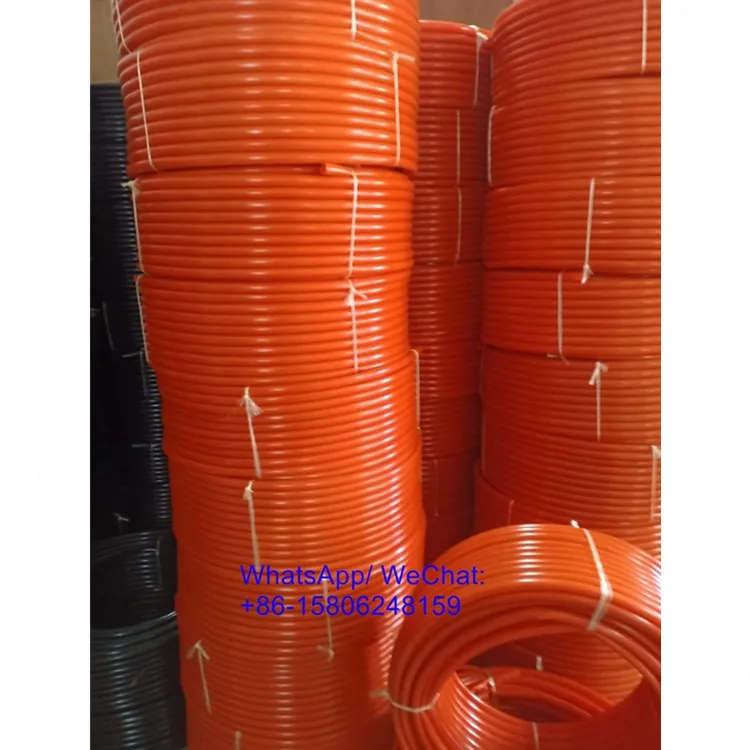 9, 11, 13, 16, 21mm PE Electrical Conduit Orange Tube pipe hose making machine