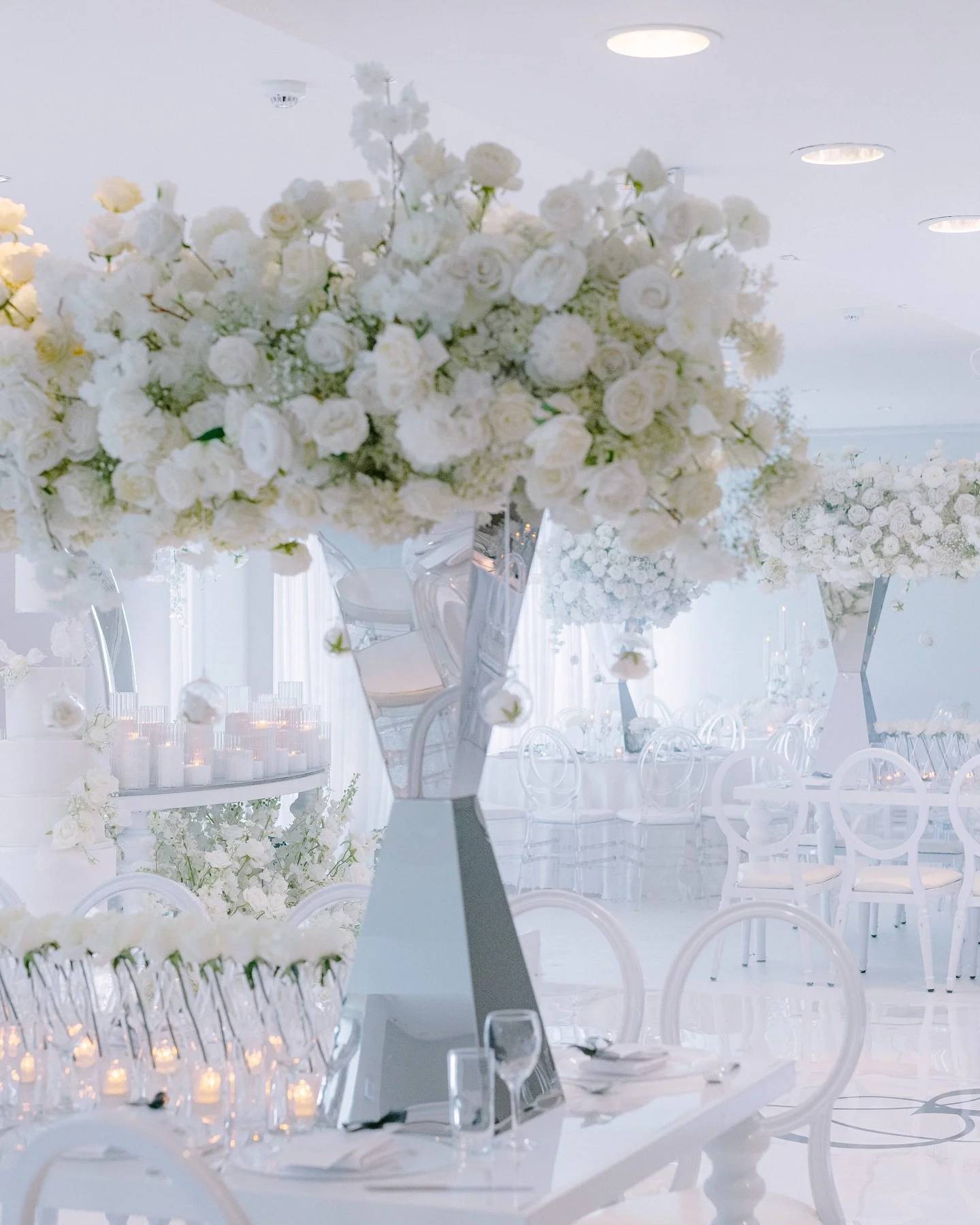 Wedding Decoration Flower Ball Stand Table Vase Silver wedding centerpieces for Wedding Table Decoration