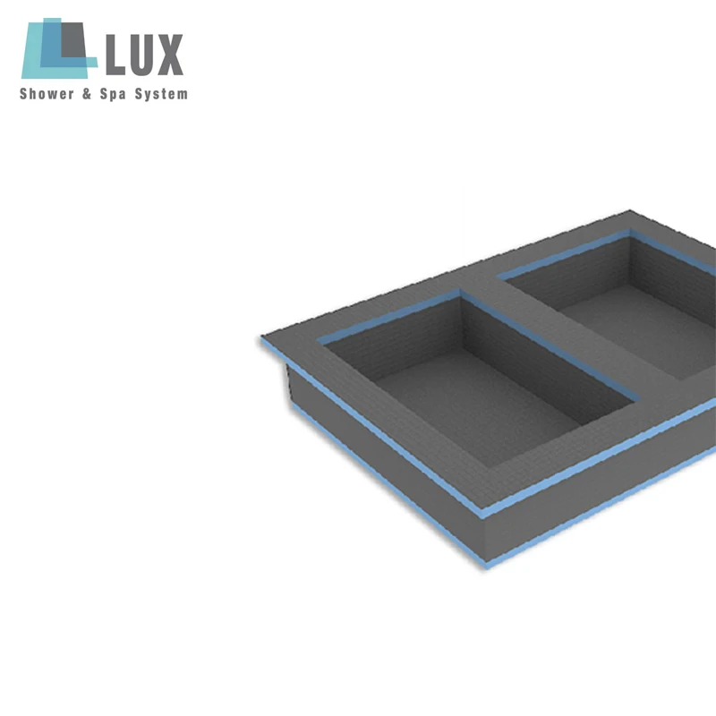 OEM design XPS shower box recessed shelves shower system niche