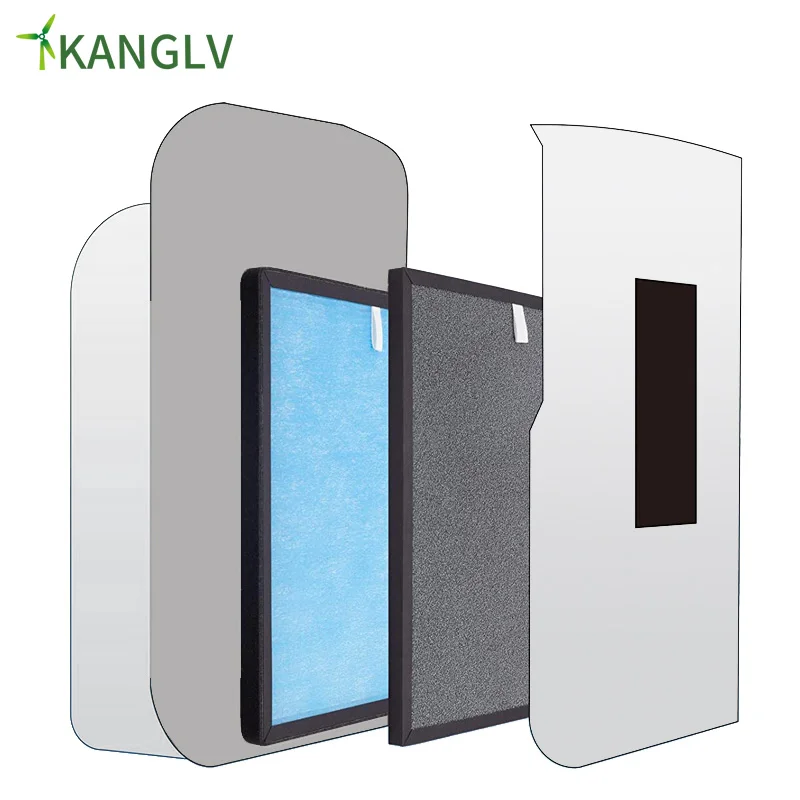 Набор сменных HEPA-фильтров с активированным углем, совместимых с очистителем воздуха Hathaspace HSP001