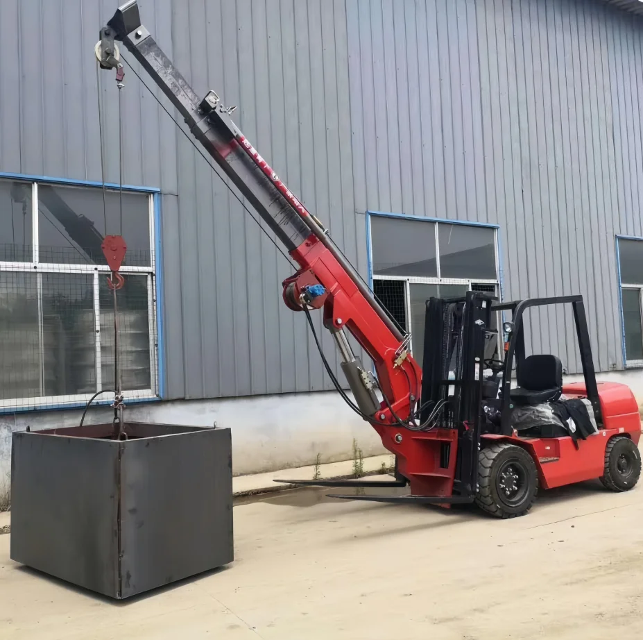 Hydraulic Telescopic Crane Boom Forklift Flying Jib Crane Conversion for Enhanced Lifting Capabilities