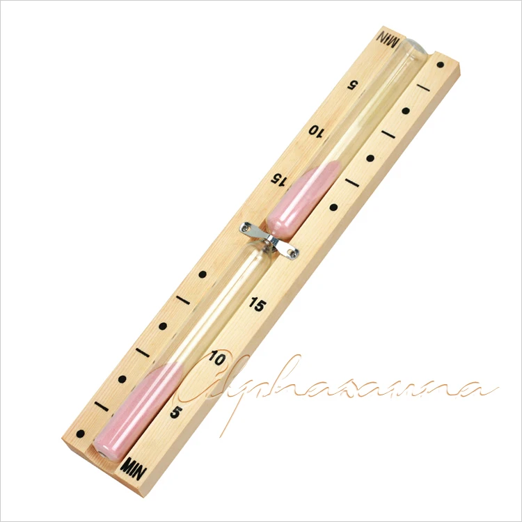 Modern Design Europe Sauna Room Accessories Hour Glass Sand Timer Hourglass