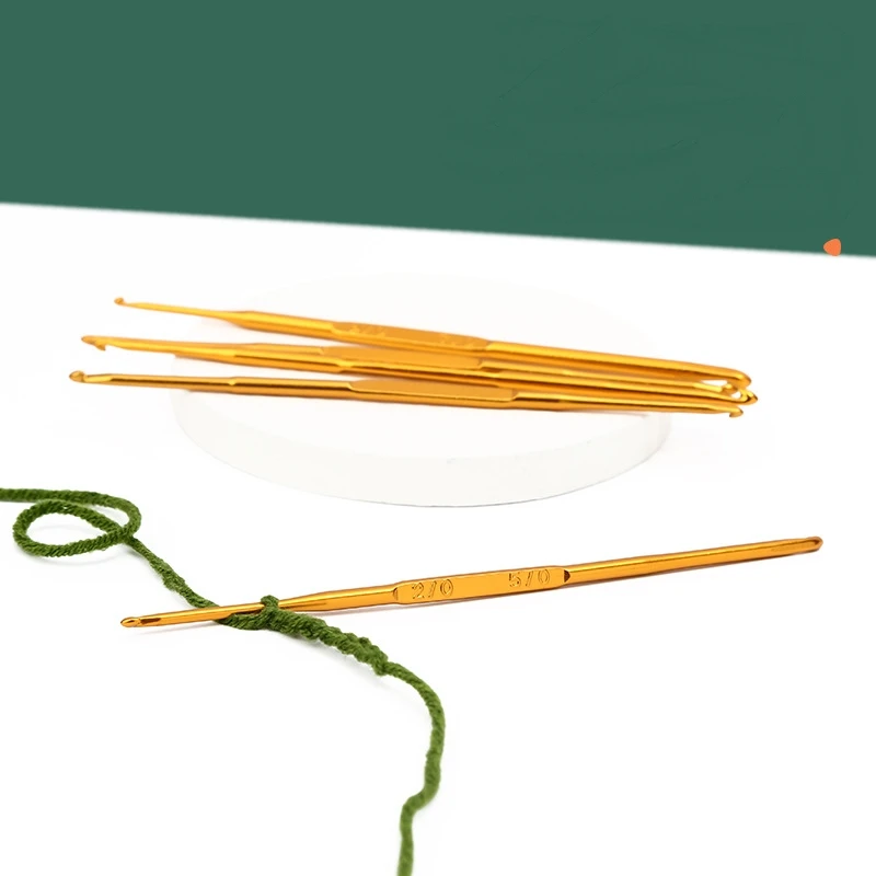 Wholesale 2-10 Metal Knitting Needles Weave Yarn Set For Diy Crochet Hooks Needlework