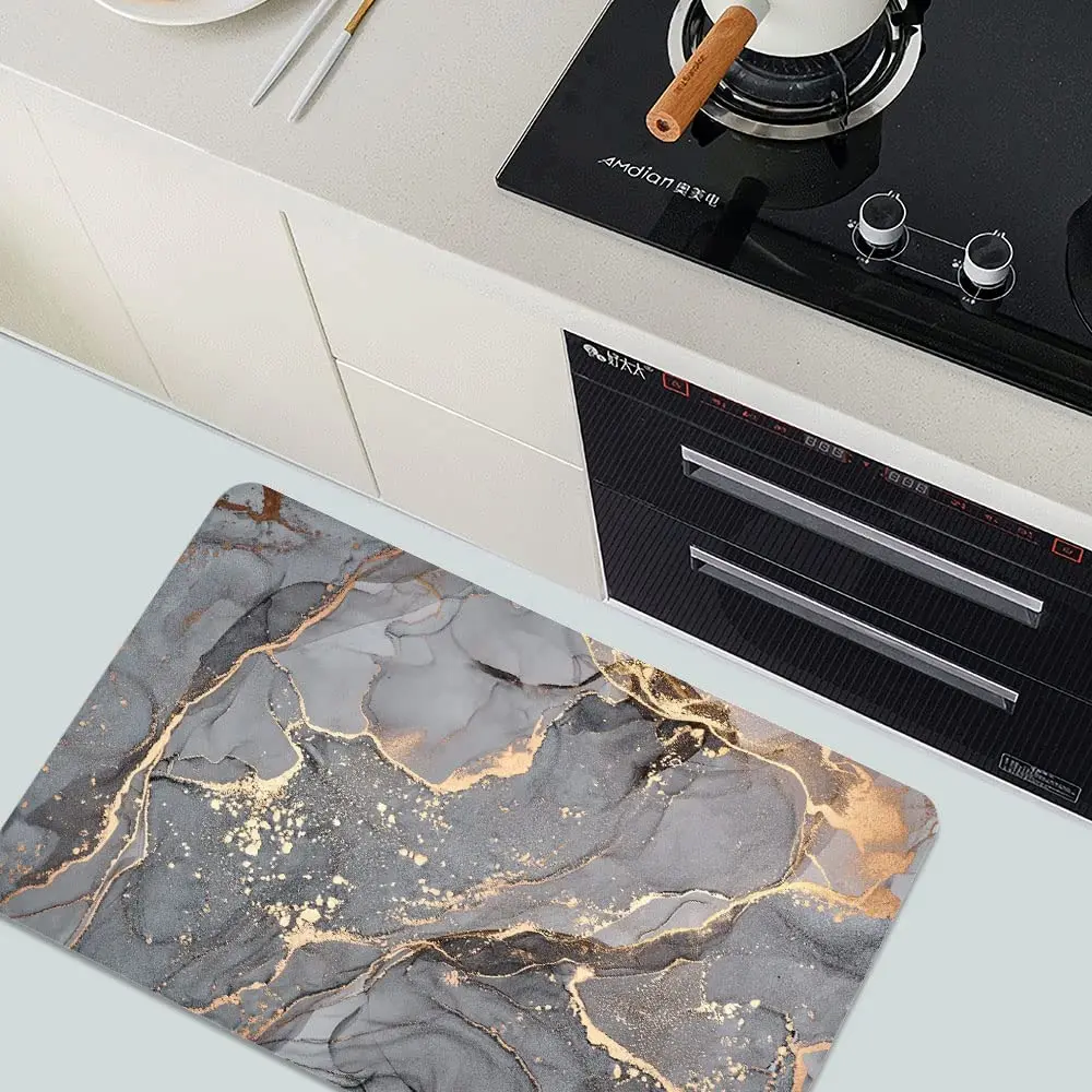 CF BAR18 Wholesale Soft Fast Drying Non Slip Bathroom Rugs Floor Shower Mats Diatomite Diatom Mud Absorbent Bath Mat Rugs