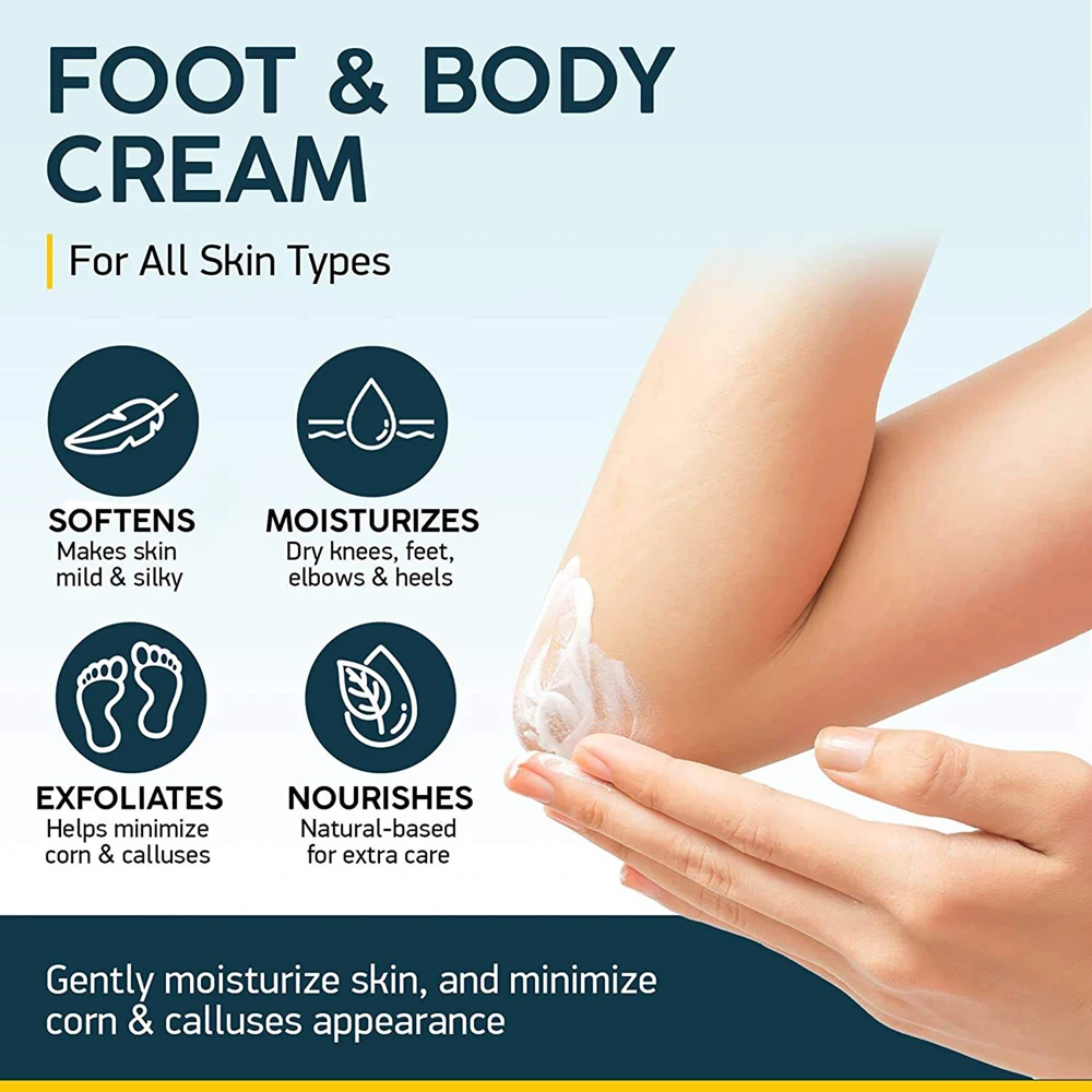 Hot Selling Foot And Body Care Moisturizing Exfoliating Nourishing 40% Urea Foot Cream Salicylic Acid Foot Cream