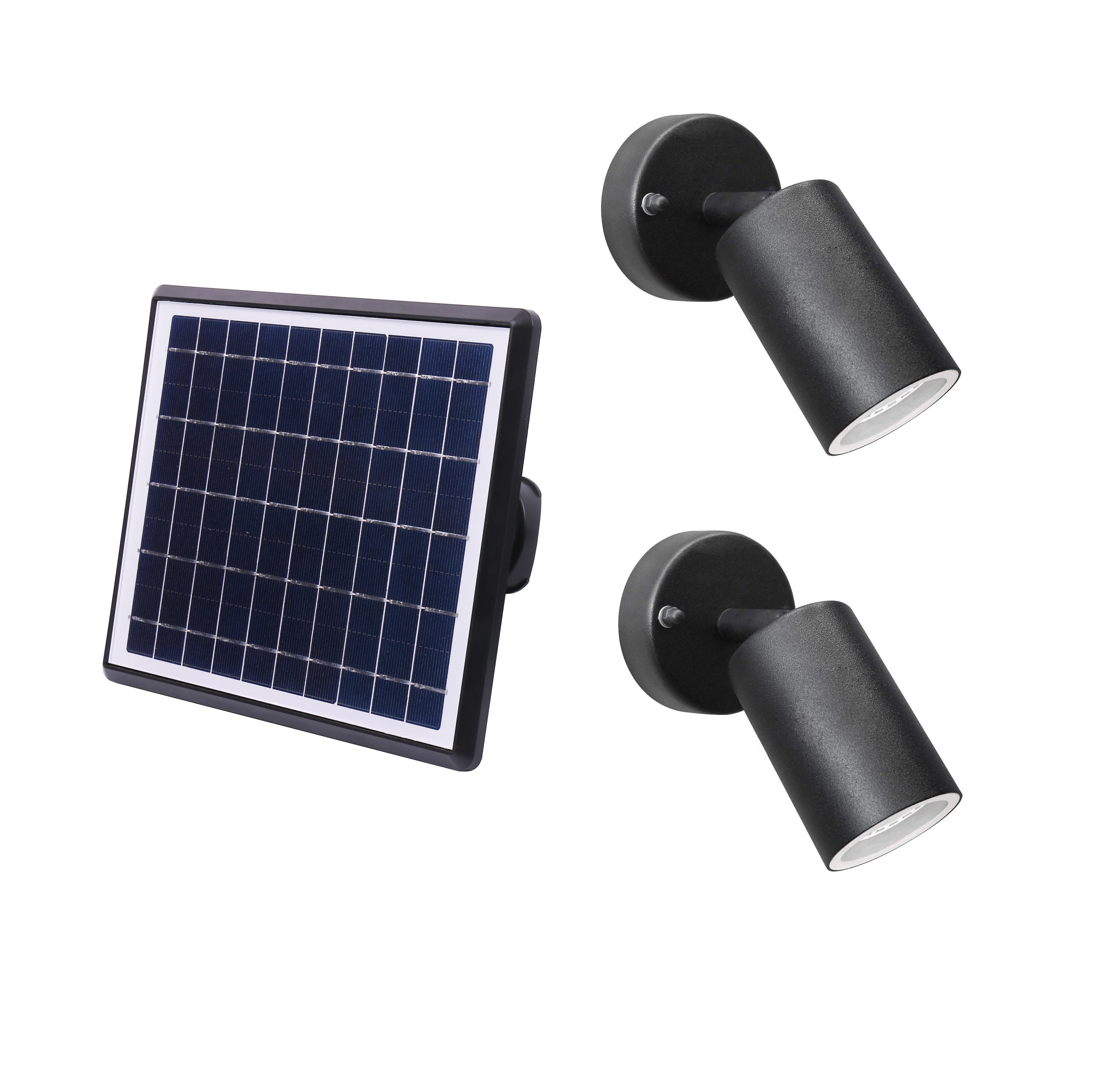 IP65 Double Lamp Landscape Solar Flood Lights