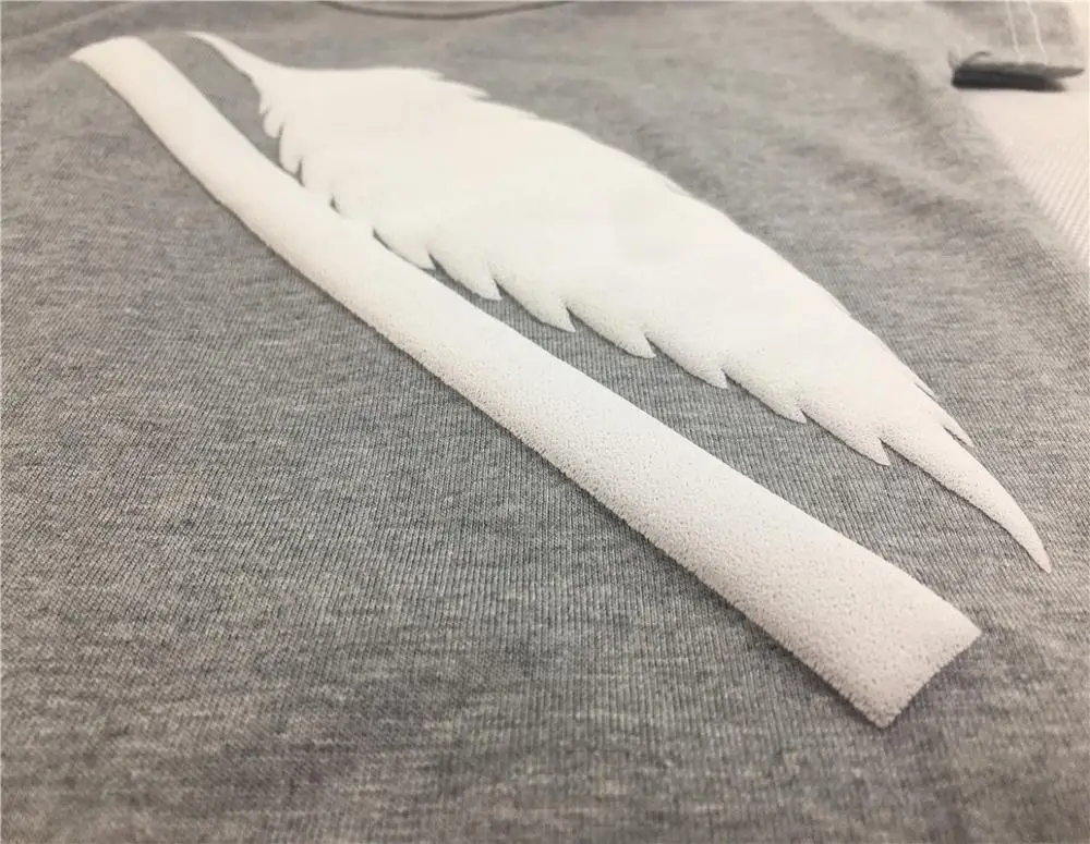 
Ada 3D white color puff PU heat transfer vinyl 50cm*27 yards good quality tshirt film 