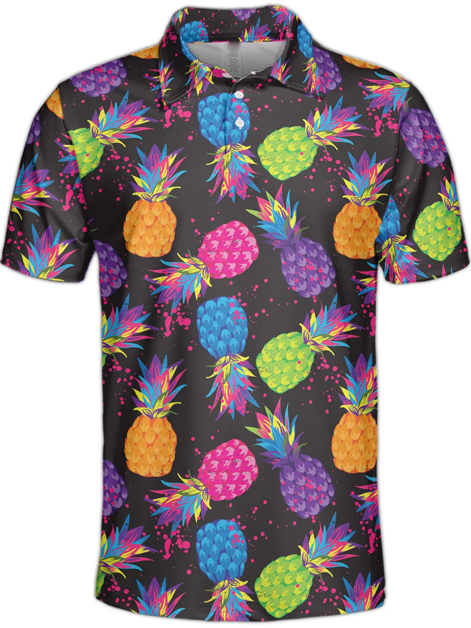 Custom logo performance oversized quick dry short sleeve polo golf clothes plus size casual men shirt