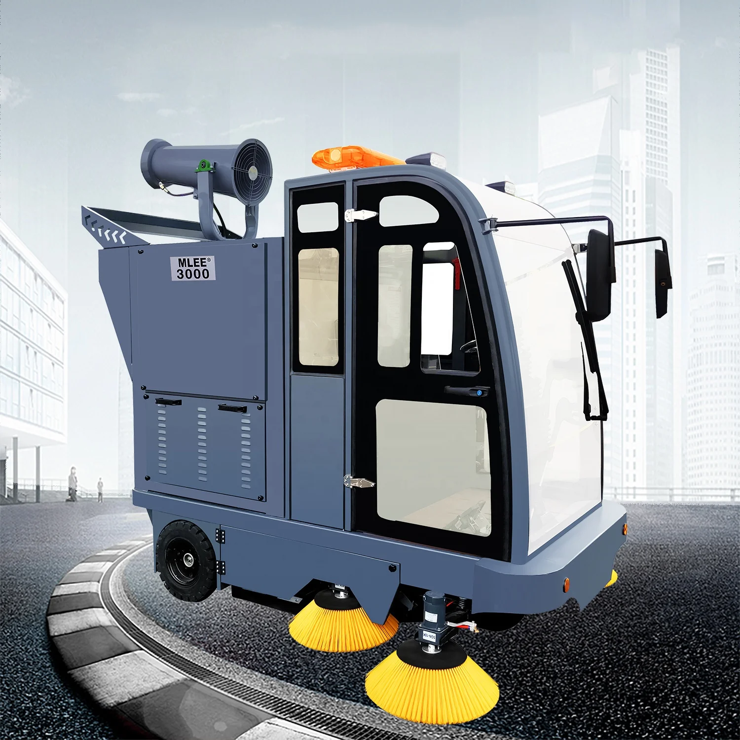 MLEE3000 Construction Site Dust Removal Floor Cleaner With Remote Control Fogger
