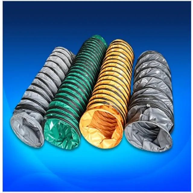 Wholesale PVC Polyester Fabric Flexible Air Duct Hose Water Pump Suction Hose Pipe Duct Vacuum Hose
