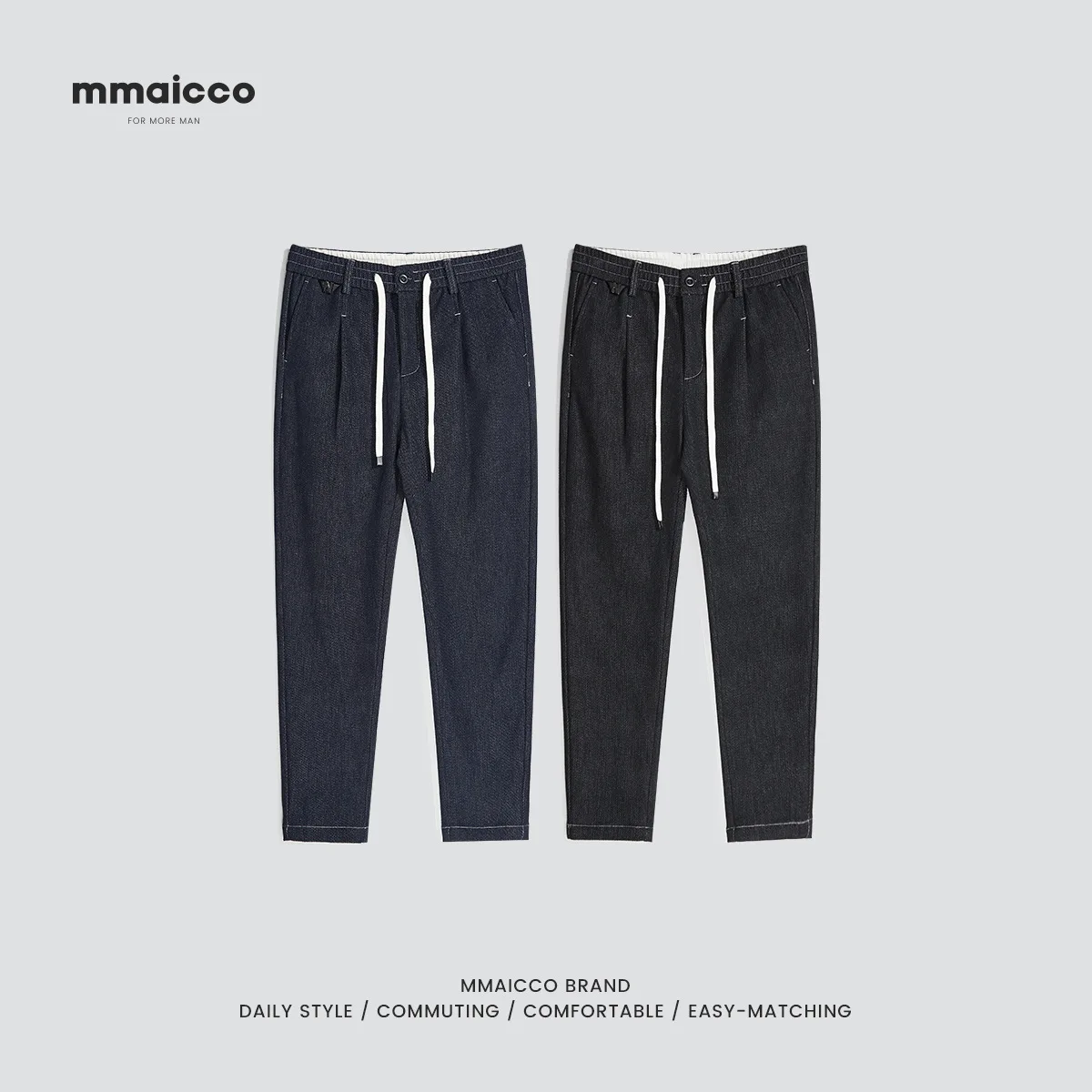 Мужские джинсы с эластичной талией