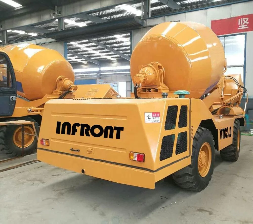 Propelled Small Concrete Mobile Truck Self loading Concrete Mixer