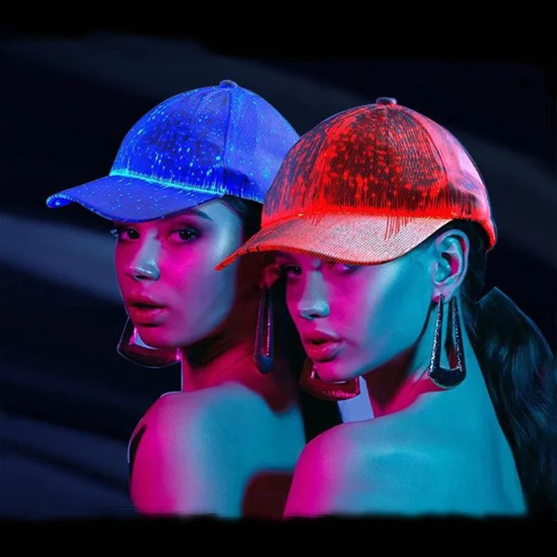 Unisex Rgb Fiber Optic Lamp Vintage Fiber Optic Led Strip Illuminations Find Your New Favourite Hat Floppy Hat For Fashion Life