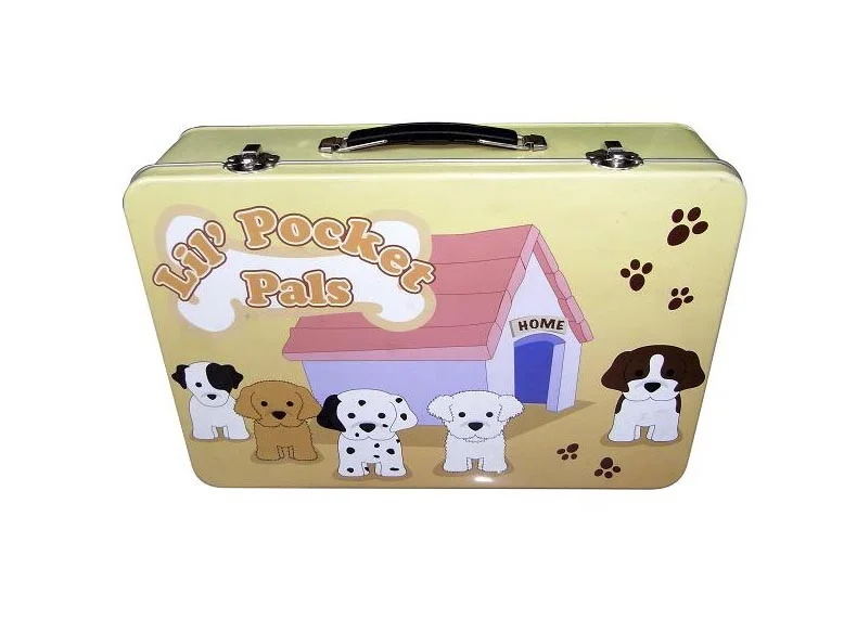 wholesale tin lunch box/metal tin suitcase