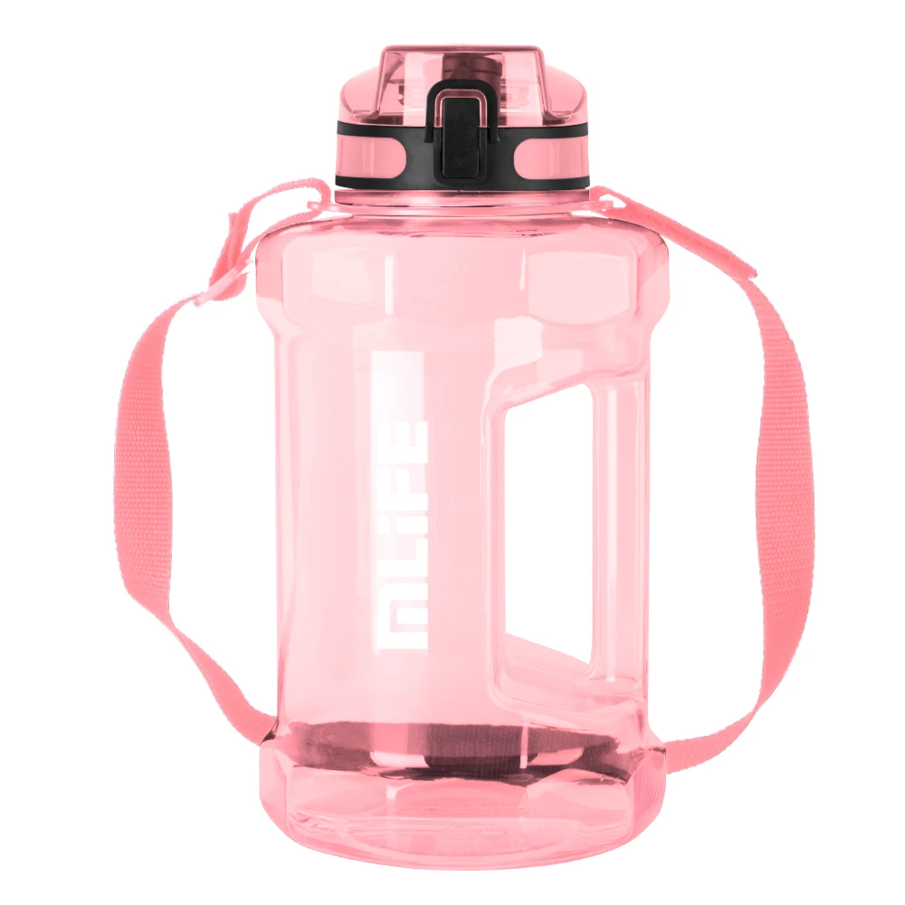 Large Reusable PETG Water Jug with Handle Easy Drink Lid Direct Drinking for Adults for Gym Sports Travel Outdoor Climbing