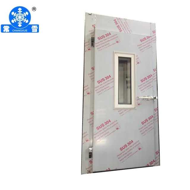 Stainless steel door/cold room door with balance window
