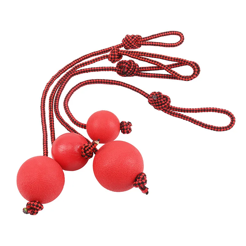  Pet Dog Bite-resistant Solid Rubber Stretch Ball Latex