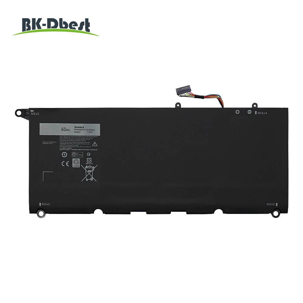 Новый оригинальный аккумулятор PW23Y для ноутбука Dell XPS 13 9360 2017 серии TP1GT 0TP1GT RNP72 один год