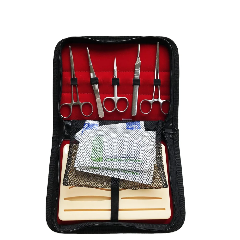 4 Layers Suture Pad Human Skin Training Model Suture Practice Kit For Theaching Supplies