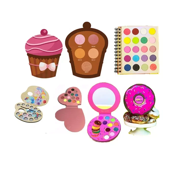 Wholesale customized eyeshadow palette packaging make your own empty eyeshadow palettes