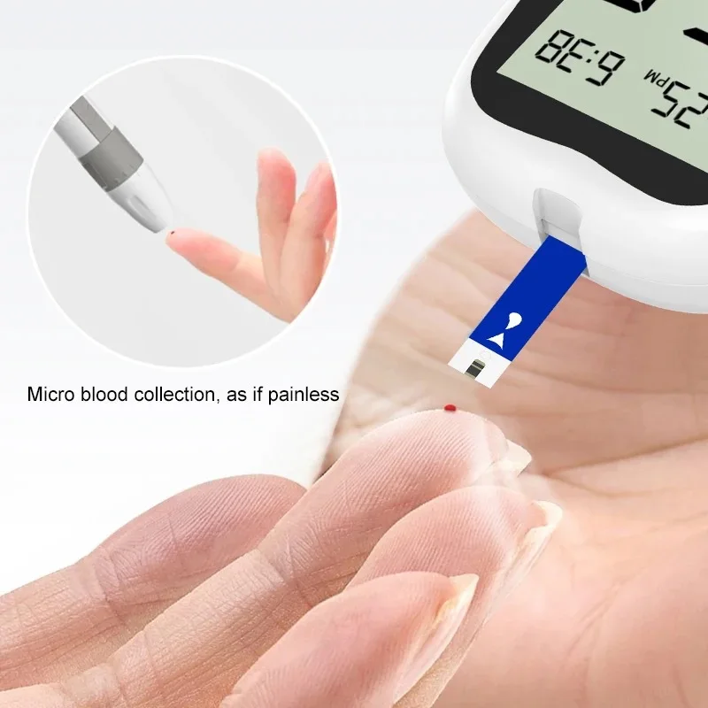 Diabetic Glucose Testers Meter Blood Sugar Test Meter Monitor Machine Glucometer For Sale