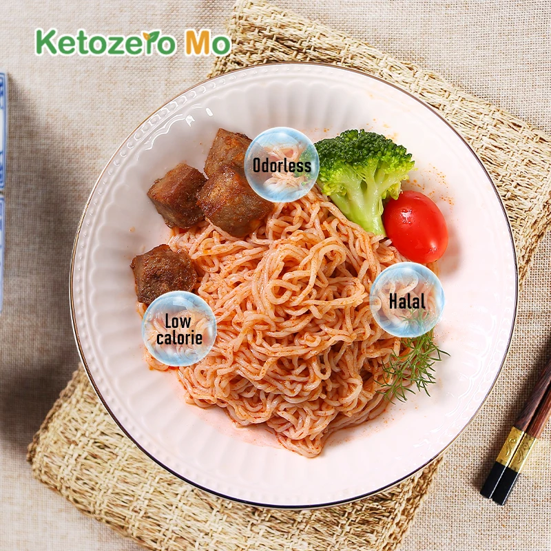 Popular Branded Healthy Low Carb Low Calories Vegetarian Diet Keto Konjac Noodle Instant Shirataki Pasta
